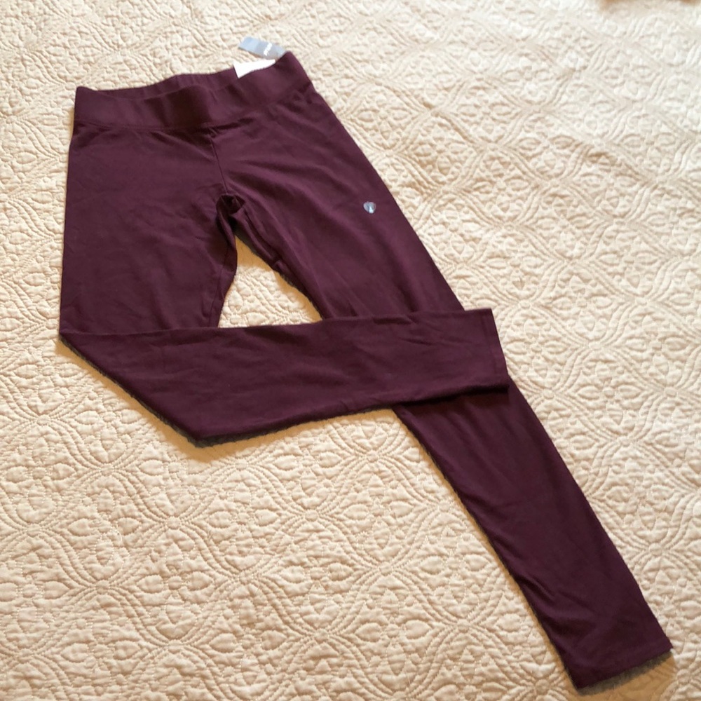 NWT Aerie Chill Leggings XS Maroon